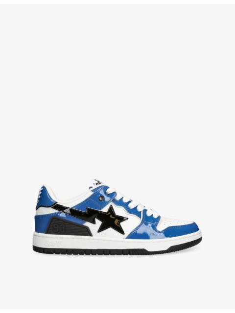 A BATHING APE® BAPE SK8 STA #1 M2 Leather Trainers