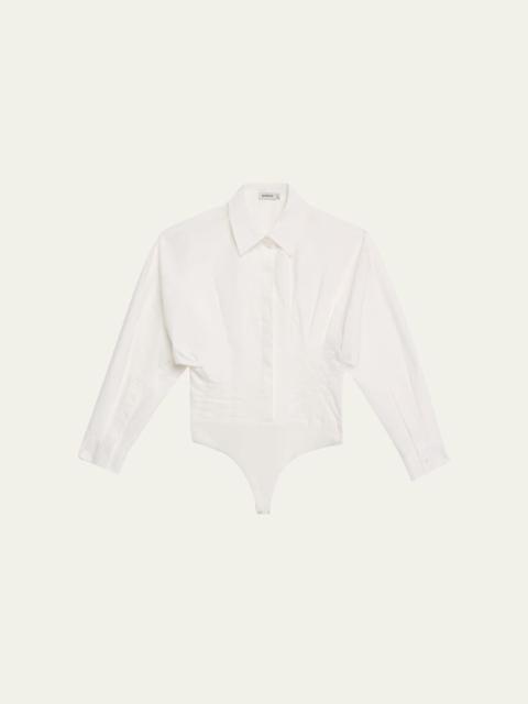 SIMKHAI Cleriys Dolman-Sleeve Bodysuit