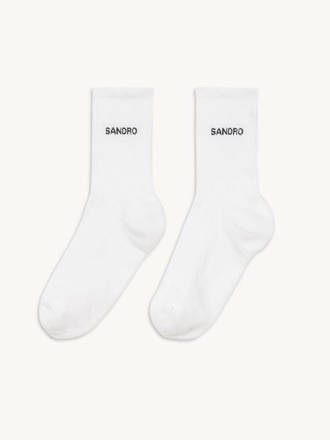 Sandro Logo socks