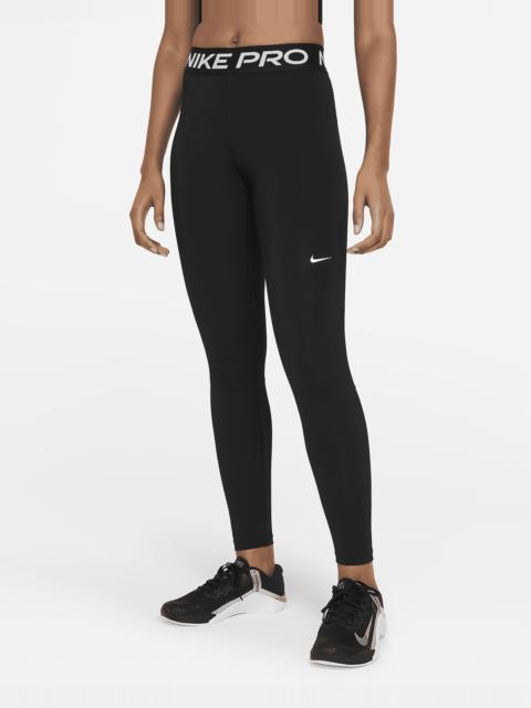 Nike Nike Pro Women's Mid-Rise Mesh-Paneled Leggings