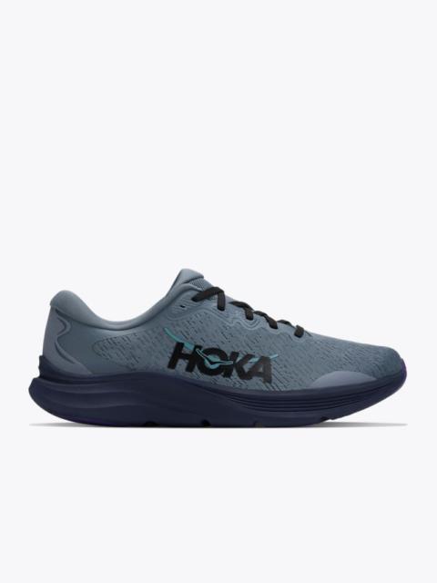 HOKA Men's Solimar 2 Shoes in Slate Blue/Electric Aqua