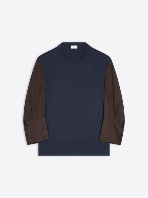 Dries Van Noten CONTRAST SLEEVES T-SHIRT