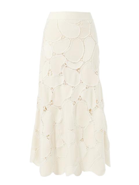 Chloé HAND-CROCHETED MID-LENGTH SKIRT