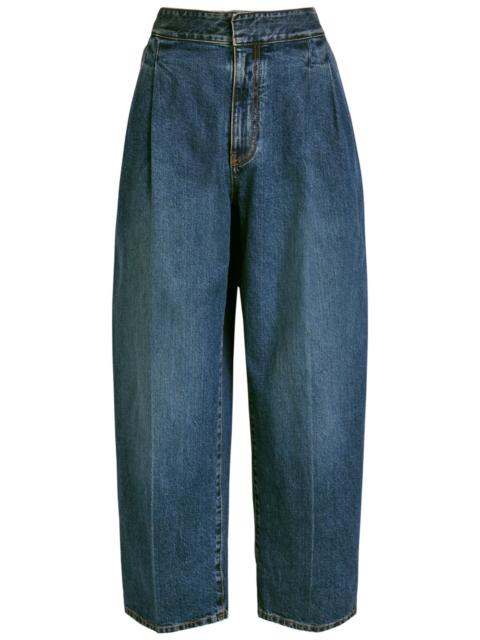 Alaïa Alaïa Pleated Barrel-leg Jeans