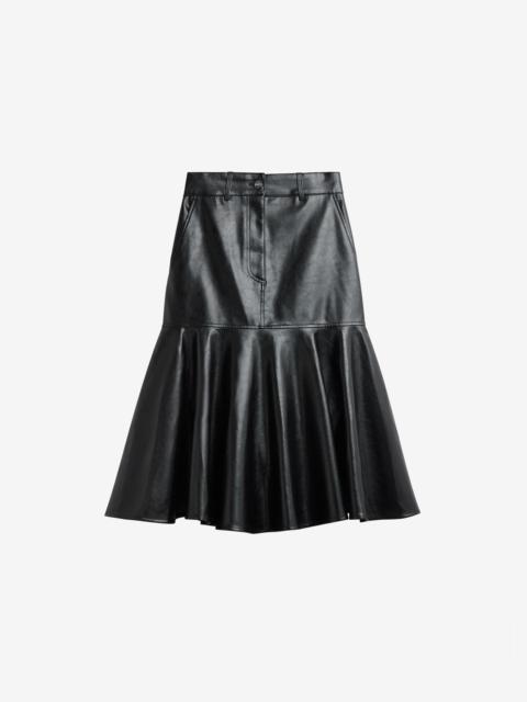 The Frankie Shop Arvika Faux Leather Mermaid Skirt - Black