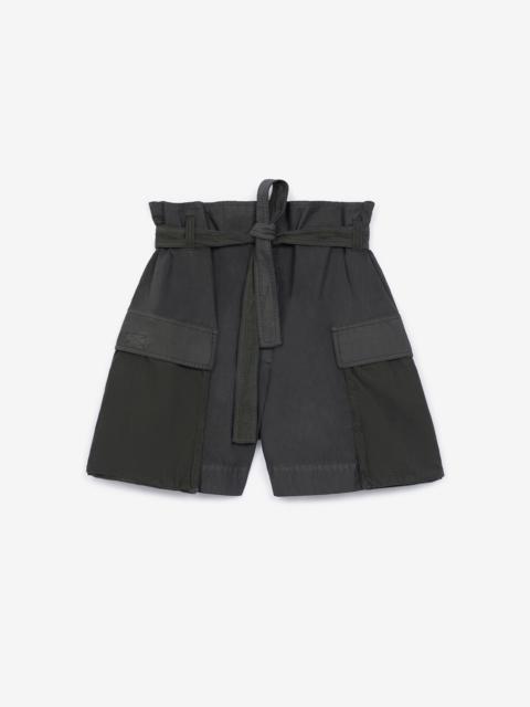 KENZO Belted shorts