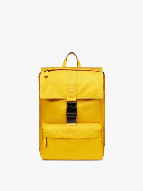 FENDI Yellow nylon backpack