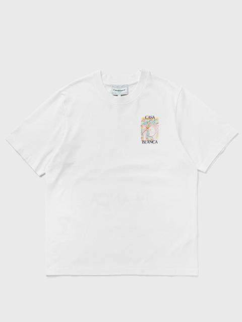CASABLANCA MUSHROOM GODDESS PRINTED T-SHIRT