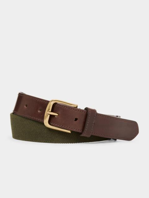 TODD SNYDER Italian Webbed Cotton Belt