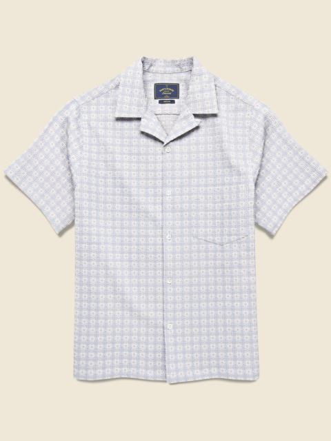 Portuguese Flannel Polen Camp Shirt - Blue