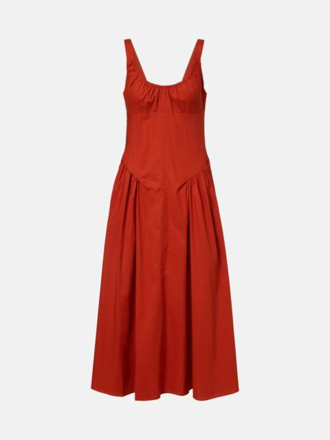 FAITHFULL Olas cotton midi dress