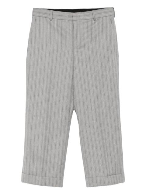 Moschino pinstripe cropped trousers