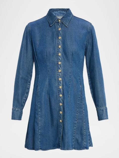GENERATION LOVE Clemente Long-Sleeve Shirtdress