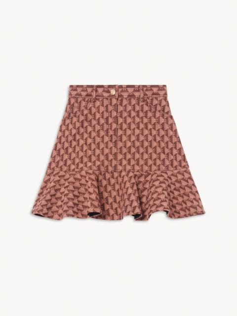Sandro Short jacquard skirt