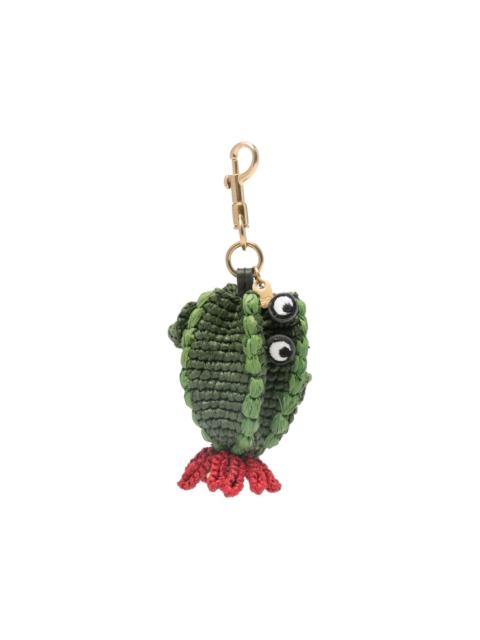 Anya Hindmarch woven keyring