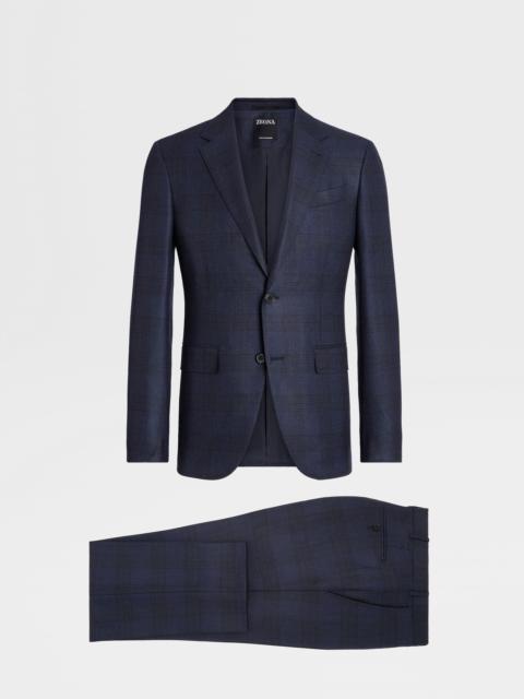 ZEGNA DARK BLUE AND BLACK OASI CASHMERE SUIT