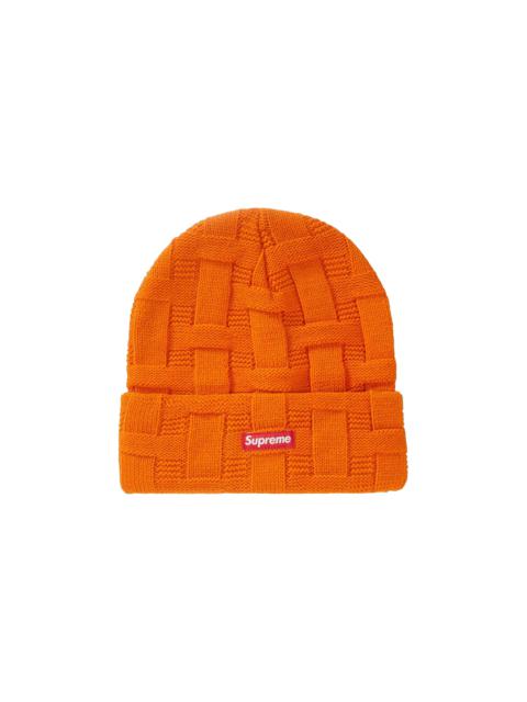 Supreme Basket Weave Beanie 'Orange'