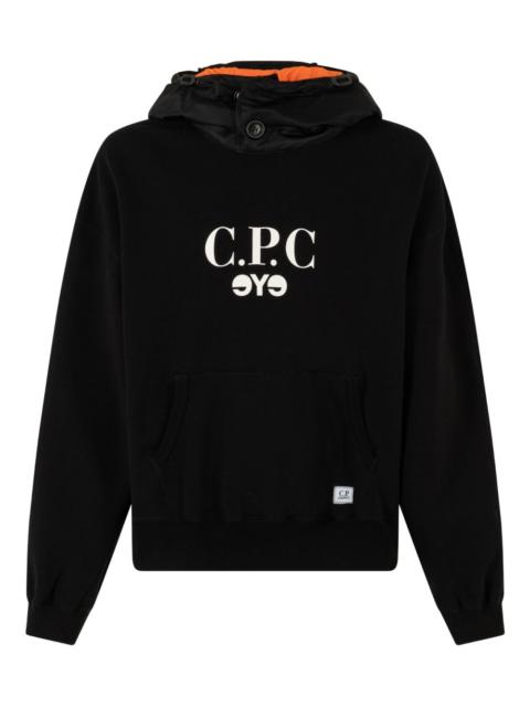 Junya Watanabe MAN x C.P. Company logo-print hoodie