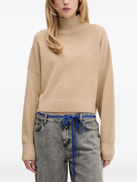 HUGO roll-neck logo knitwear