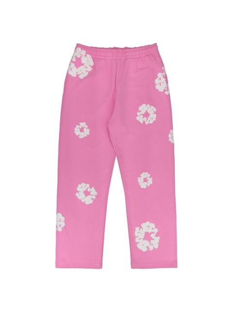 DENIM TEARS Cotton Wreath Sweatpants "Pink / White" DT929