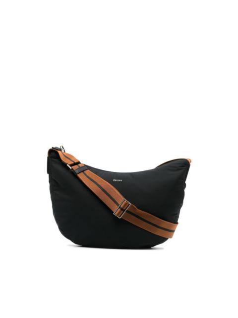 ZEGNA logo-patch shoulder bag