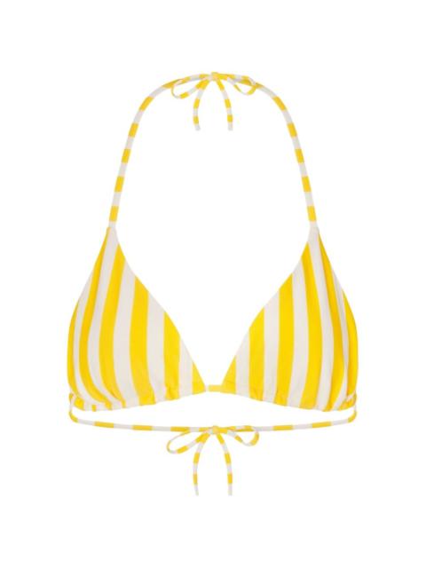 SIMONMILLER Bwai striped bikini top