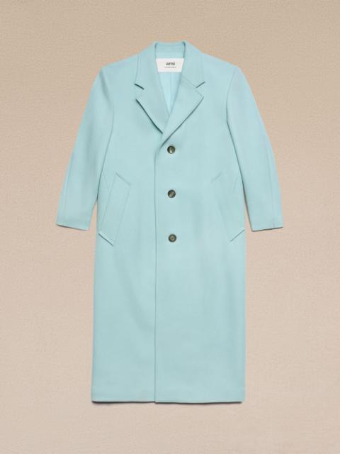コート Ami Powder Blue Wool Blend Coat AMI Paris Ami Woman Powder Blue Wool Blend Coat | luosophy