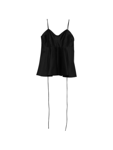 RÓHE bustier peplum top