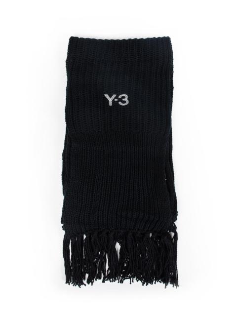 Y-3 Y-3 Unisex Black Scarves