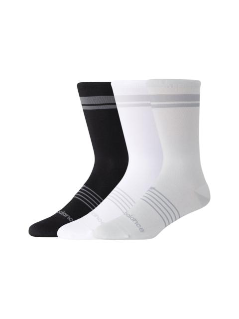 New Balance Unisex Pro Run Crew Socks 3 Pack