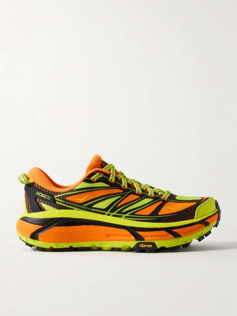 HOKA Mafate Speed 2 Rubber and Mesh Running Sneakers