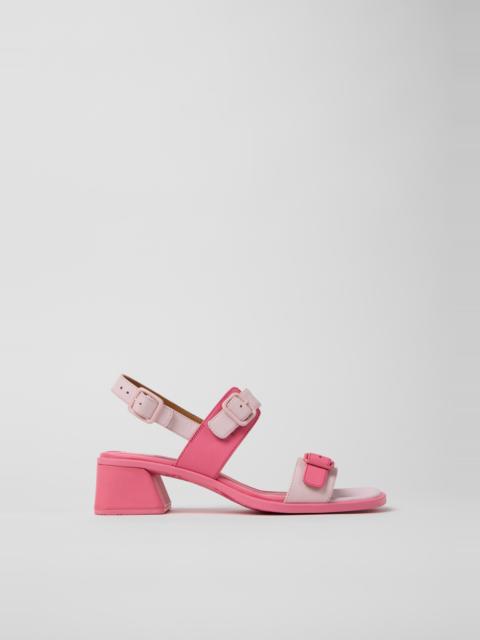 CAMPERLAB Pink Leather Sandals for Women.