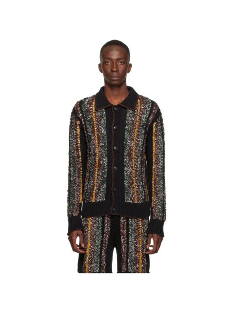 AMIRI Black Cotton Cardigan