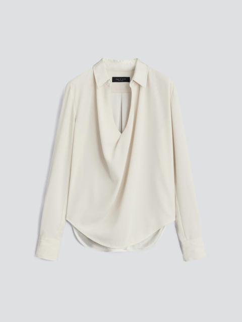 rag & bone Phillipa Satin Blouse
Classic Fit Top