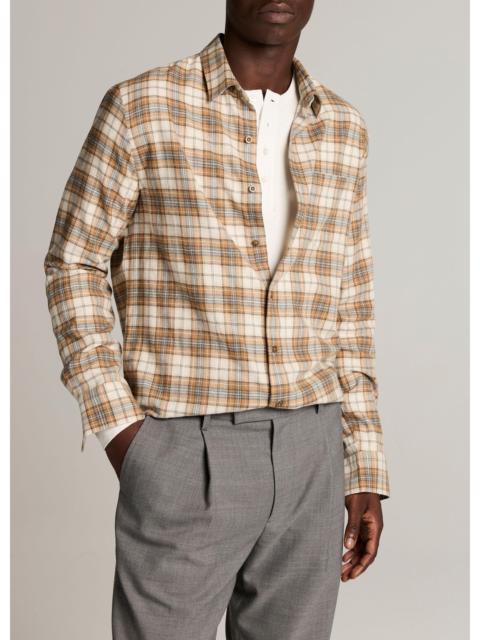 Vince Jackson Plaid Cotton Button-Front Shirt