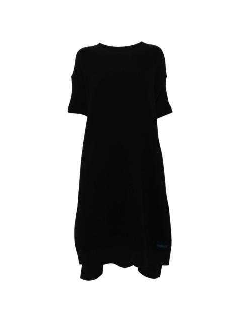 Yohji Yamamoto side-slit midi dress