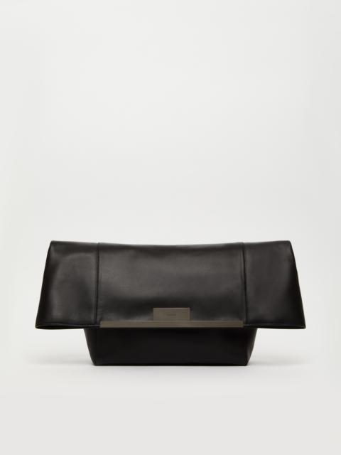 Max Mara MMCLASPCLUTCHL Large natural leather clutch bag
