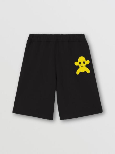 Burberry Monster Graphic Cotton Shorts