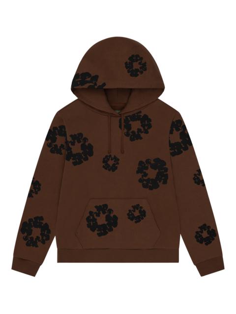 DENIM TEARS Black Cotton Wreath Hoodie "Brown" DT355
