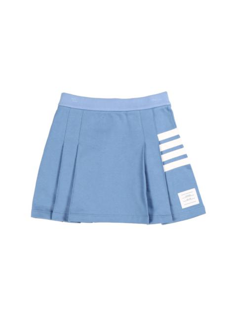 stripe-detailing cotton skirt
