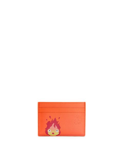 Loewe Calcifer plain cardholder in classic calfskin