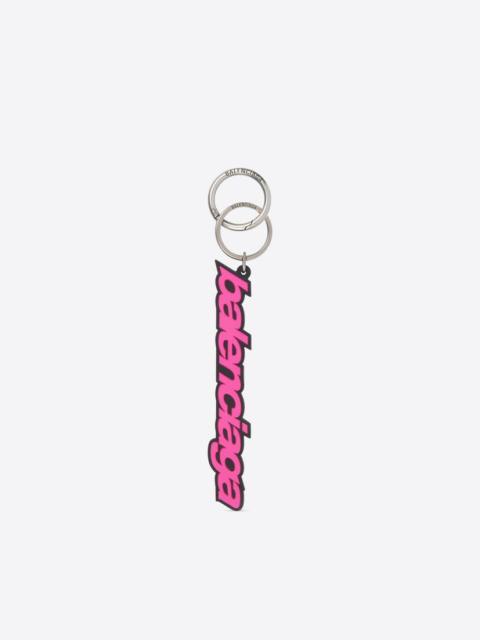 BALENCIAGA Balenciaga Keychain in Black/l Fluo Pink