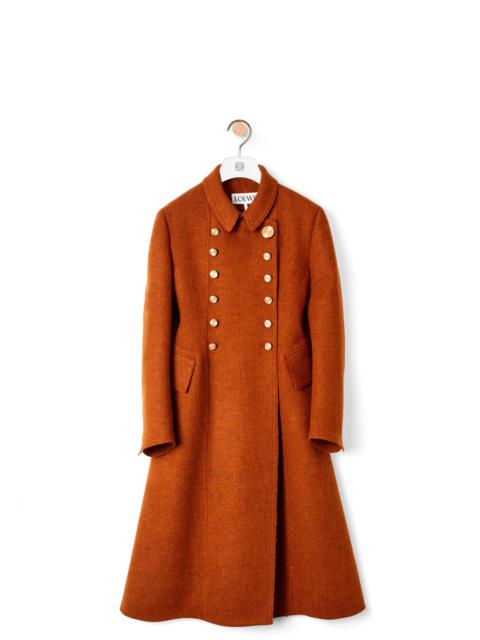 Loewe Military tweed coat in wool