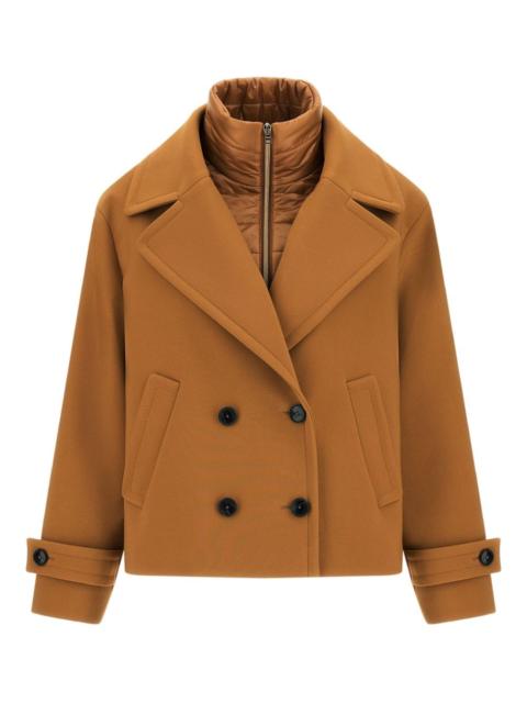 Herno double-breasted cropped jacket