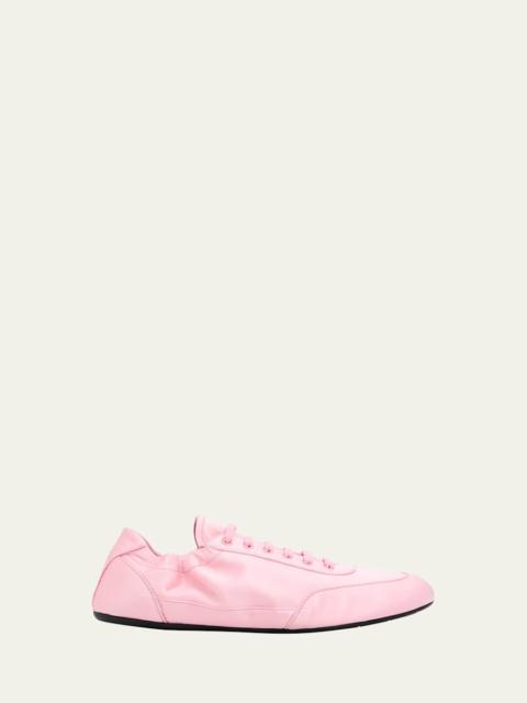 Prada Satin Low-Top Sneakers