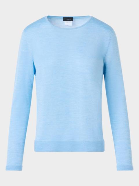 AKRIS Wool-Blend Crewneck Sweater