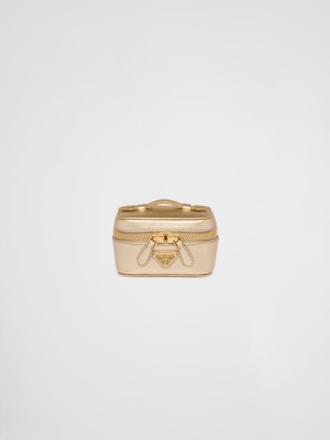 Prada Saffiano leather jewelry beauty case