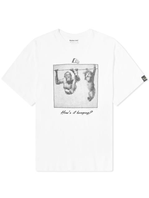 Martine Rose Oversized Monkey Print T-Shirt