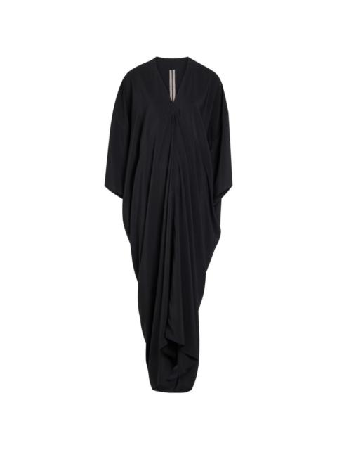 Rick Owens V-neck draped maxi dress