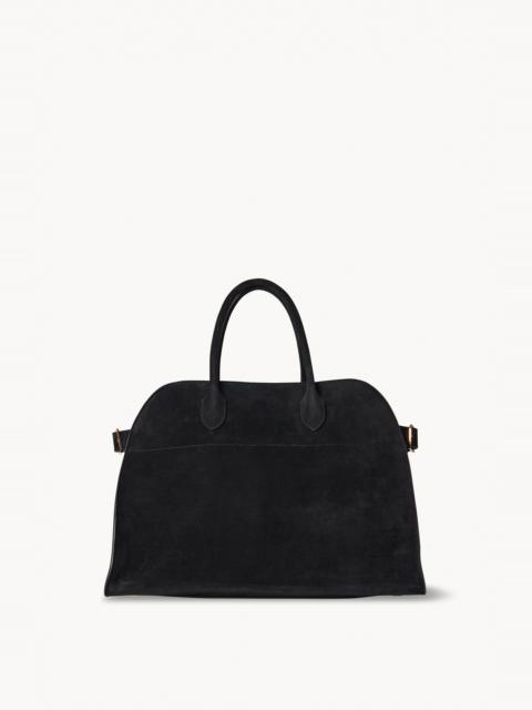 The Row Soft Margaux 15 Bag in Suede